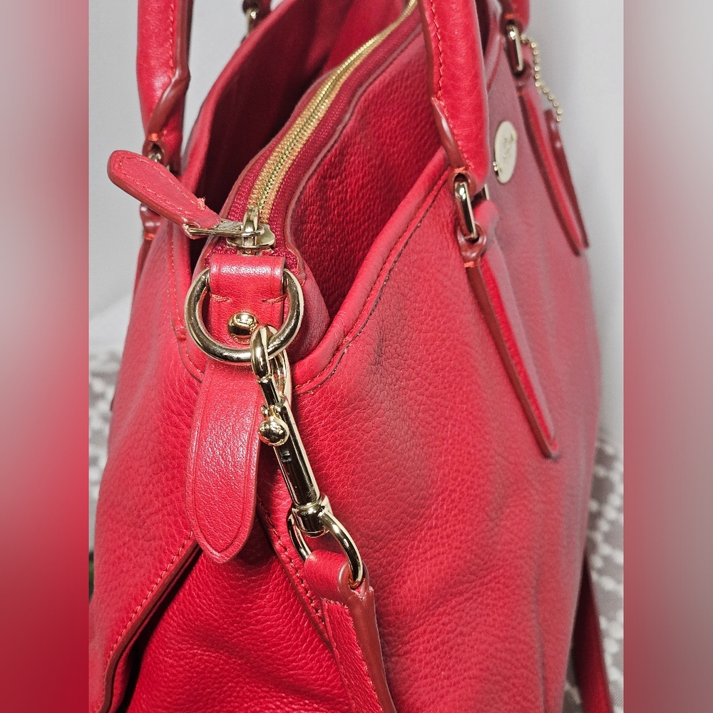EUC Coach Morgan Satchel Pebble leather Shoulder/Crossbody bag) - Picture 8 of 14